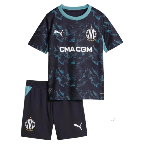 Olympique de Marseille Bortedrakt Barn 2026-27 - med Bukse Olympique de Marseille Bortedrakt Barn 2026-27 - med Bukse