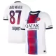 Paris Saint-Germain Joao Neves 87 Bortedrakt Herre 2026-27