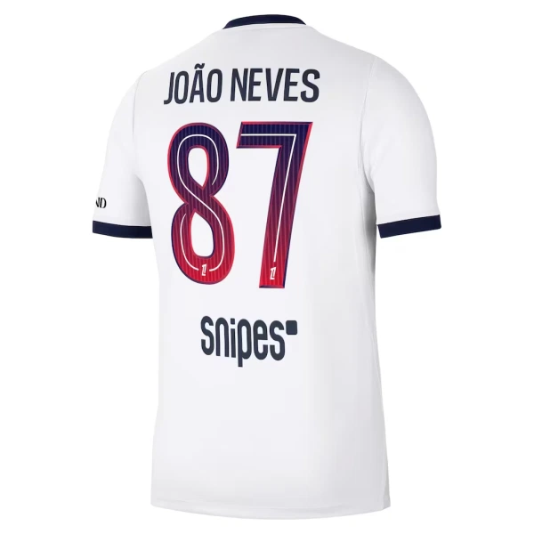 Paris Saint-Germain Joao Neves 87 Bortedrakt Herre 2026-27
