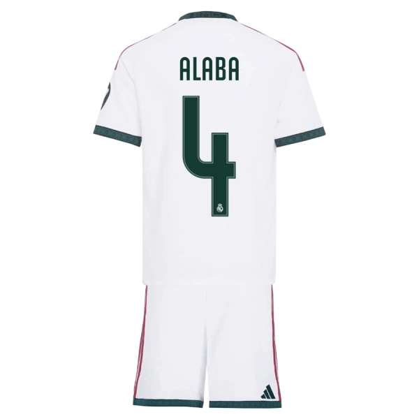 Real Madrid Alaba 4 Hjemmedrakt Barn 2026-27 - med Bukse Real Madrid Alaba 4 Hjemmedrakt Barn 2026-27 - med Bukse