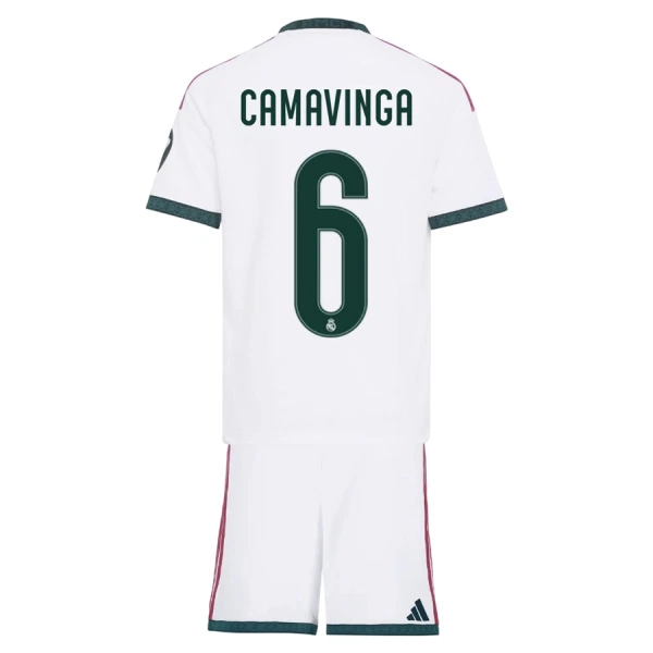 Real Madrid Camavinga 6 Hjemmedrakt Barn 2026-27 - med Bukse Real Madrid Camavinga 6 Hjemmedrakt Barn 2026-27 - med Bukse