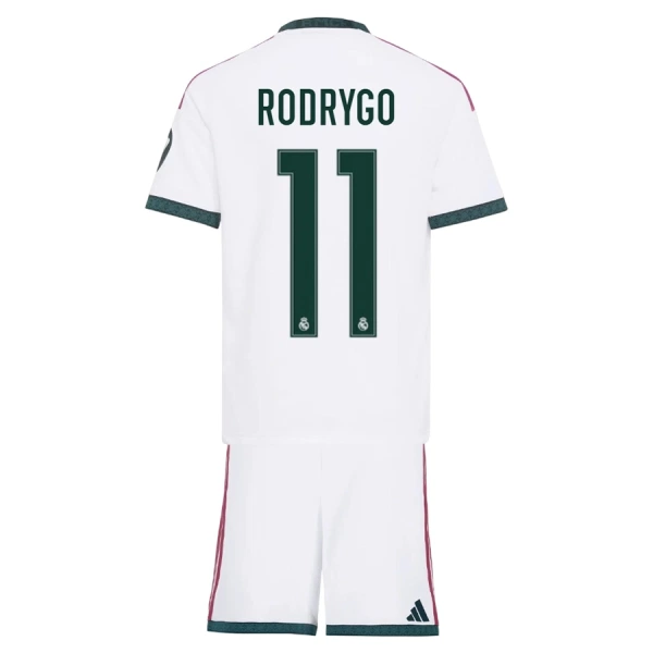 Real Madrid Rodrygo 11 Hjemmedrakt Barn 2026-27 - med Bukse Real Madrid Rodrygo 11 Hjemmedrakt Barn 2026-27 - med Bukse
