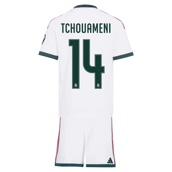 Real Madrid Tchouaméni 14 Hjemmedrakt Barn 2026-27 - med Bukse Real Madrid Tchouaméni 14 Hjemmedrakt Barn 2026-27 - med Bukse