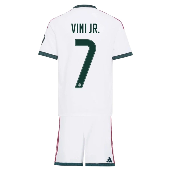 Real Madrid Vini JR 7 Hjemmedrakt Barn 2026-27 - med Bukse Real Madrid Vini JR 7 Hjemmedrakt Barn 2026-27 - med Bukse
