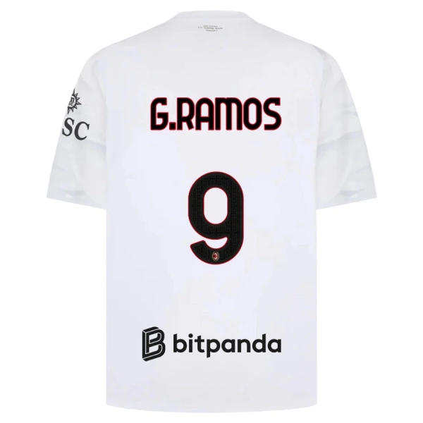 AC Milan G. Ramos 9 Bortedrakt Herre 2026-27 AC Milan G. Ramos 9 Bortedrakt Herre 2026-27