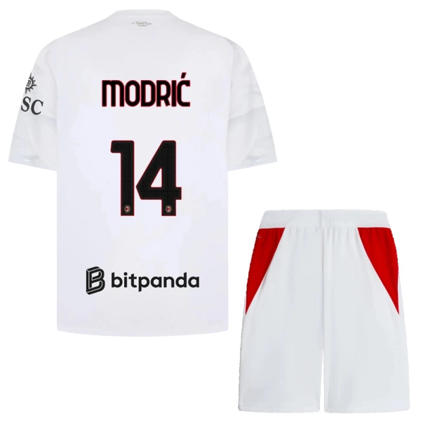 AC Milan Modrić 14 Bortedrakt Barn 2026-27 - med Bukse AC Milan Modrić 14 Bortedrakt Barn 2026-27 - med Bukse