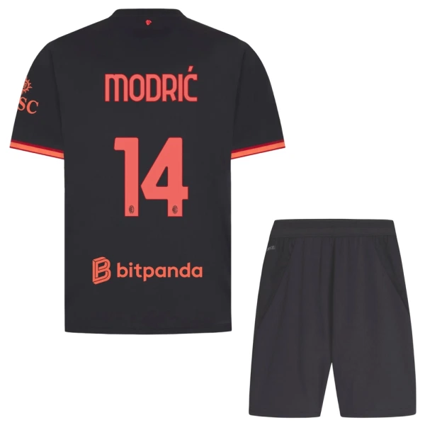 AC Milan Modrić 14 Tredjedrakt Barn 2026-27 - med Bukse AC Milan Modrić 14 Tredjedrakt Barn 2026-27 - med Bukse