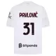 AC Milan Pavlovic 31 Bortedrakt Herre 2026-27 AC Milan Pavlovic 31 Bortedrakt Herre 2026-27