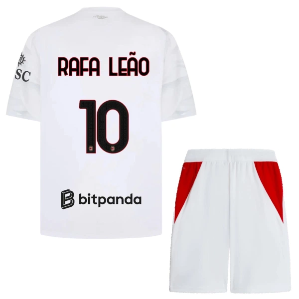 AC Milan Rafael Leao 10 Bortedrakt Barn 2026-27 - med Bukse AC Milan Rafael Leao 10 Bortedrakt Barn 2026-27 - med Bukse