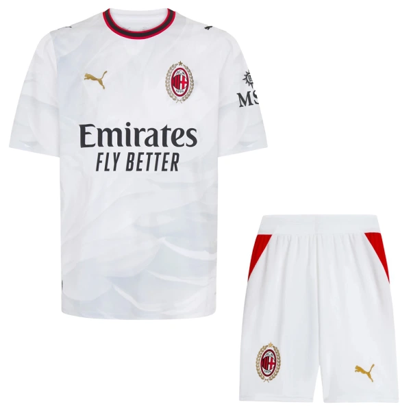 AC Milan Rafael Leao 10 Bortedrakt Barn 2026-27 - med Bukse