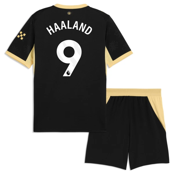 Manchester City Haaland 9 Bortedrakt Barn 2026-27 - med Bukse Manchester City Haaland 9 Bortedrakt Barn 2026-27 - med Bukse