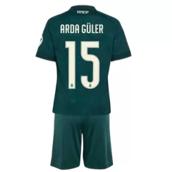 Real Madrid Arda Guler 15 Bortedrakt Barn 2026-27 - med Bukse Real Madrid Arda Guler 15 Bortedrakt Barn 2026-27 - med Bukse
