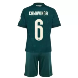Real Madrid Camavinga 6 Bortedrakt Barn 2026-27 - med Bukse Real Madrid Camavinga 6 Bortedrakt Barn 2026-27 - med Bukse