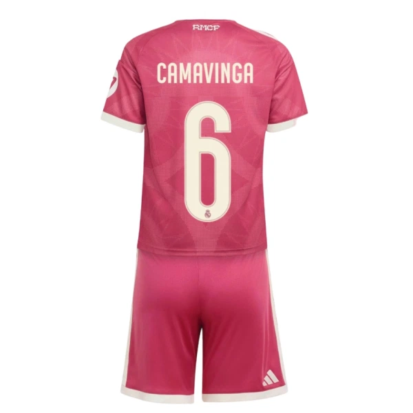 Real Madrid Camavinga 6 Tredjedrakt Barn 2026-27 - med Bukse Real Madrid Camavinga 6 Tredjedrakt Barn 2026-27 - med Bukse