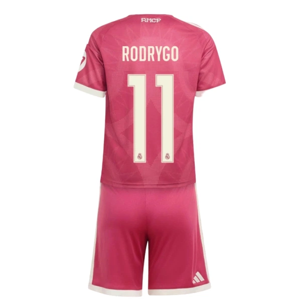 Real Madrid Rodrygo 11 Tredjedrakt Barn 2026-27 - med Bukse Real Madrid Rodrygo 11 Tredjedrakt Barn 2026-27 - med Bukse