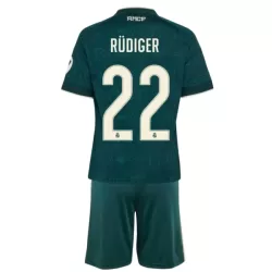 Real Madrid Rudiger 22 Bortedrakt Barn 2026-27 - med Bukse Real Madrid Rudiger 22 Bortedrakt Barn 2026-27 - med Bukse