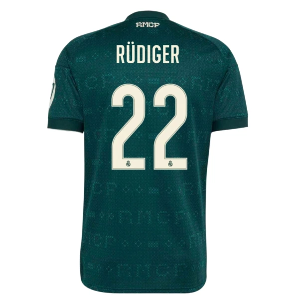 Real Madrid Rudiger 22 Bortedrakt Herre 2026-27 Real Madrid Rudiger 22 Bortedrakt Herre 2026-27