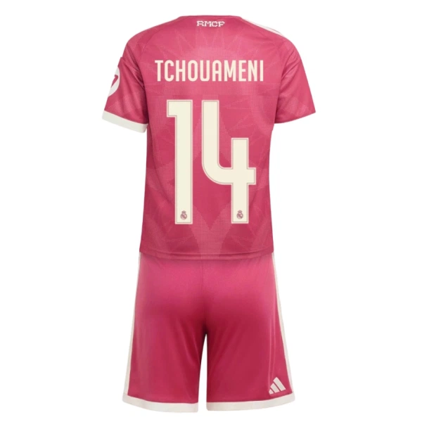 Real Madrid Tchouaméni 14 Tredjedrakt Barn 2026-27 - med Bukse