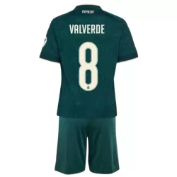 Real Madrid Valverde 8 Bortedrakt Barn 2026-27 - med Bukse Real Madrid Valverde 8 Bortedrakt Barn 2026-27 - med Bukse