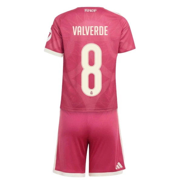 Real Madrid Valverde 8 Tredjedrakt Barn 2026-27 - med Bukse Real Madrid Valverde 8 Tredjedrakt Barn 2026-27 - med Bukse