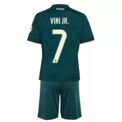 Real Madrid Vini JR. 7 Bortedrakt Barn 2026-27 - med Bukse Real Madrid Vini JR. 7 Bortedrakt Barn 2026-27 - med Bukse