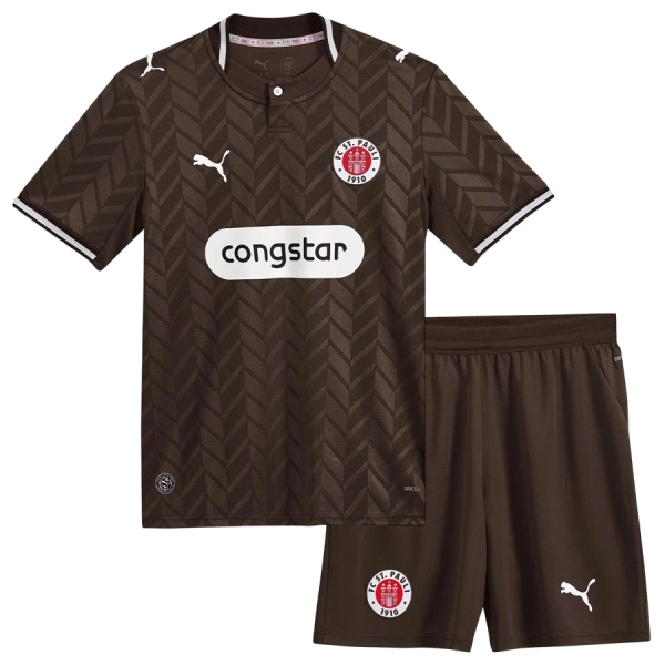 St Pauli Hjemmedrakt Barn 2026-27 - med Bukse St Pauli Hjemmedrakt Barn 2026-27 - med Bukse