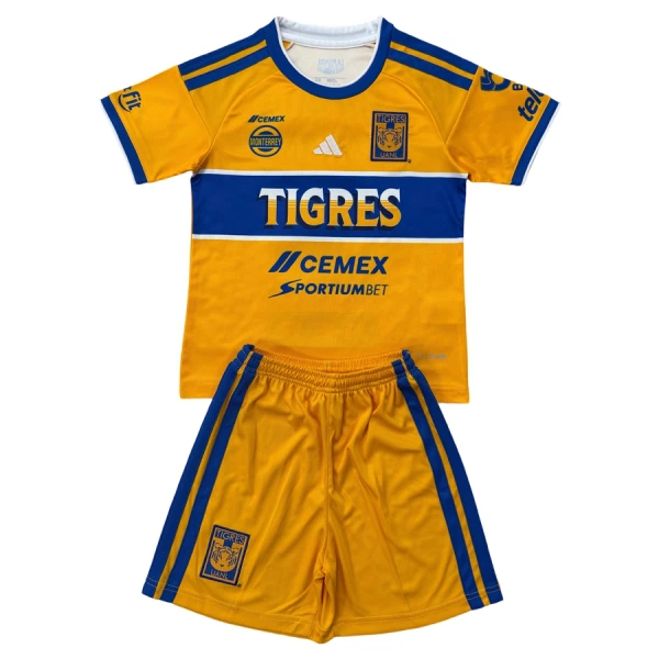 Tigres UANL Hjemmedrakt Barn 2026-27 - med Bukse Tigres UANL Hjemmedrakt Barn 2026-27 - med Bukse