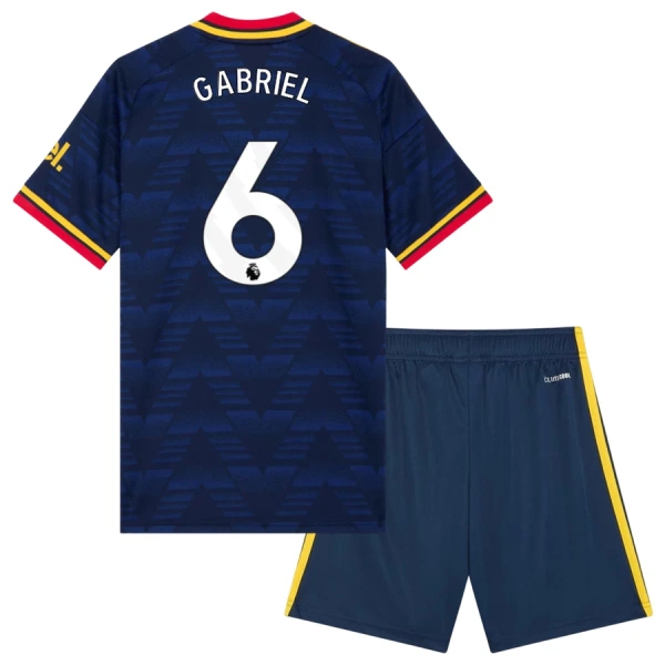 Arsenal Gabriel 6 Bortedrakt Barn 2026-27 - med Bukse Arsenal Gabriel 6 Bortedrakt Barn 2026-27 - med Bukse