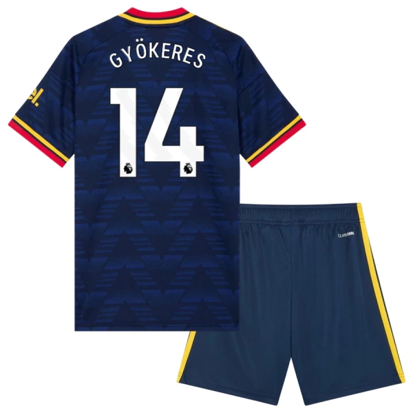 Arsenal Gyokeres 14 Bortedrakt Barn 2026-27 - med Bukse Arsenal Gyokeres 14 Bortedrakt Barn 2026-27 - med Bukse