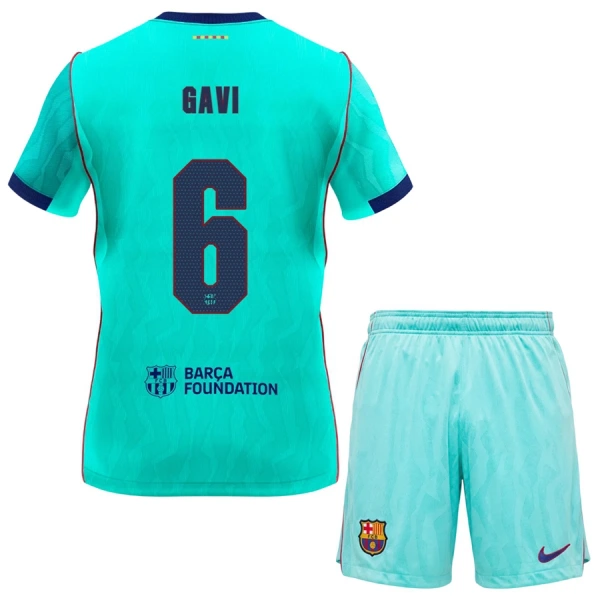 FC Barcelona Gavi 6 Tredjedrakt Barn 2026-27 - med Bukse FC Barcelona Gavi 6 Tredjedrakt Barn 2026-27 - med Bukse