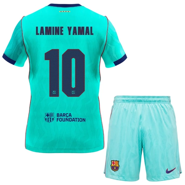 FC Barcelona Lamine Yamal 10 Tredjedrakt Barn 2026-27 - med Bukse FC Barcelona Lamine Yamal 10 Tredjedrakt Barn 2026-27 - med Bukse