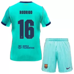 FC Barcelona Rodrigo 16 Tredjedrakt Barn 2026-27 - med Bukse FC Barcelona Rodrigo 16 Tredjedrakt Barn 2026-27 - med Bukse