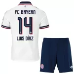 FC Bayern München Luis Díaz 14 Bortedrakt Barn 2026-27 - med Bukse