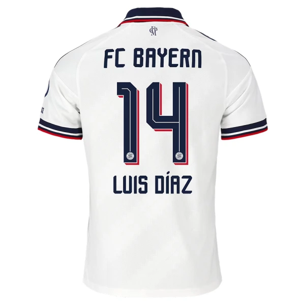 FC Bayern München Luis Díaz 14 Bortedrakt Herre 2026-27 FC Bayern München Luis Díaz 14 Bortedrakt Herre 2026-27