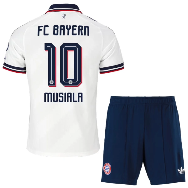 FC Bayern München Musiala 10 Bortedrakt Barn 2026-27 - med Bukse FC Bayern München Musiala 10 Bortedrakt Barn 2026-27 - med Bukse