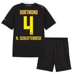 Borussia Dortmund N. Schlotterbeck 4 Bortedrakt Barn 2026-27 - med Bukse Borussia Dortmund N. Schlotterbeck 4 Bortedrakt Barn 2026-27 - med Bukse