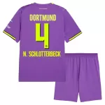 Borussia Dortmund N. Schlotterbeck 4 Tredjedrakt Barn 2026-27 - med Bukse