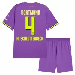 Borussia Dortmund N. Schlotterbeck 4 Tredjedrakt Barn 2026-27 - med Bukse Borussia Dortmund N. Schlotterbeck 4 Tredjedrakt Barn 2026-27 - med Bukse