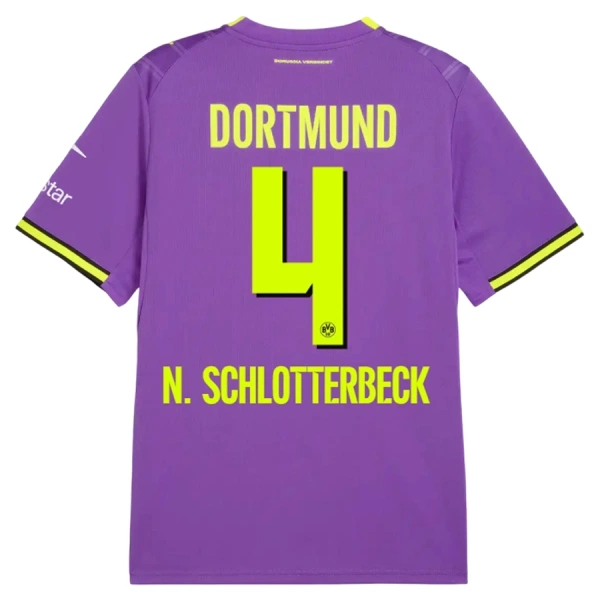 Borussia Dortmund N. Schlotterbeck 4 Tredjedrakt Herre 2026-27 Borussia Dortmund N. Schlotterbeck 4 Tredjedrakt Herre 2026-27