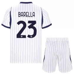 Inter Milan Barella 23 Bortedrakt Barn 2026-27 - med Bukse Inter Milan Barella 23 Bortedrakt Barn 2026-27 - med Bukse