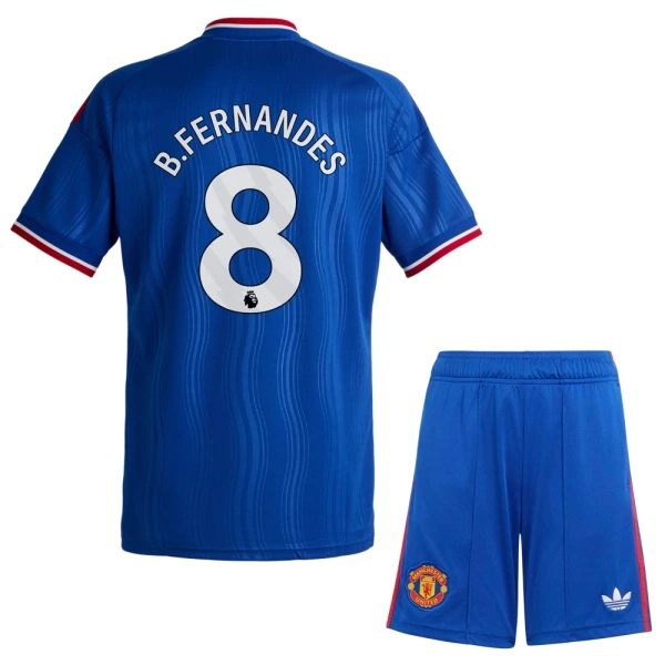 Manchester United Bruno Fernandes 8 Bortedrakt Barn 2026-27 - med Bukse Manchester United Bruno Fernandes 8 Bortedrakt Barn 2026-27 - med Bukse