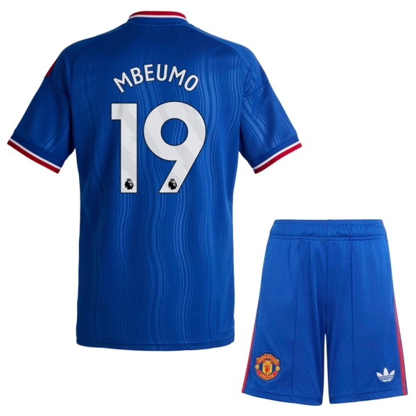 Manchester United Mbeumo 19 Bortedrakt Barn 2026-27 - med Bukse Manchester United Mbeumo 19 Bortedrakt Barn 2026-27 - med Bukse