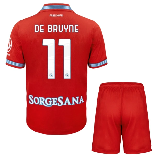 SSC Napoli De Bruyne 11 Tredjedrakt Barn 2026-27 - med Bukse SSC Napoli De Bruyne 11 Tredjedrakt Barn 2026-27 - med Bukse