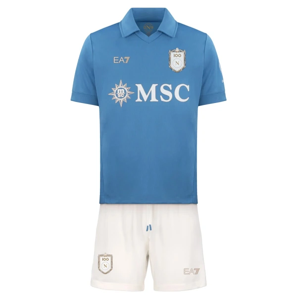 SSC Napoli Hjemmedrakt Barn 2026-27 - med Bukse SSC Napoli Hjemmedrakt Barn 2026-27 - med Bukse