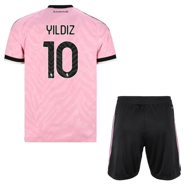 Juventus Yildiz 10 Bortedrakt Barn 2026-27 - med Bukse Juventus Yildiz 10 Bortedrakt Barn 2026-27 - med Bukse