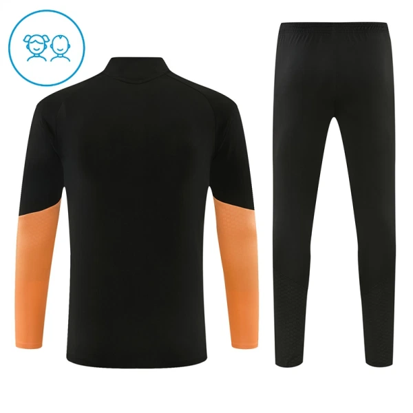 Arsenal Kvart-Zip Trenings Collegegenser Barn 2026-27 Svart
