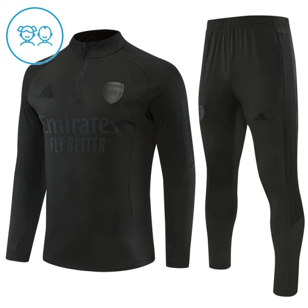 Arsenal Kvart-Zip Trenings Collegegenser Barn 2026-27 Svart Arsenal Kvart-Zip Trenings Collegegenser Barn 2026-27 Svart