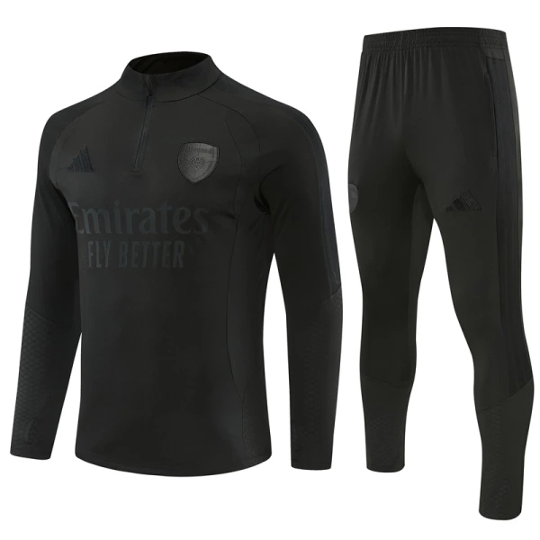 Arsenal Kvart-Zip Trenings Collegegenser Herre 2026-27 Svart