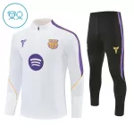 Barcelona Kvart-Zip Trenings Collegegenser Barn 2026-27 Hvit