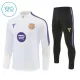 Barcelona Kvart-Zip Trenings Collegegenser Barn 2026-27 Hvit Barcelona Kvart-Zip Trenings Collegegenser Barn 2026-27 Hvit